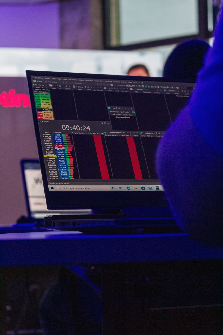 a person using a laptop