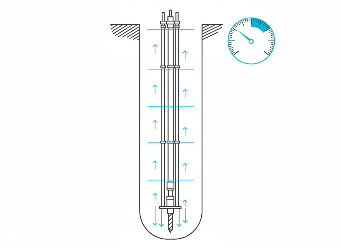 Free point calculation formula worked example for stuck drill pipe