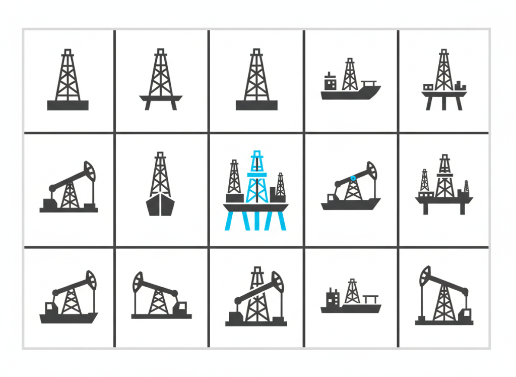 Comparison graphic of AI-powered autonomous drilling and rig automation platforms