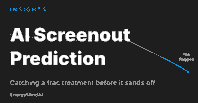 Dark branded title card for AI screenout prediction in hydraulic fracturing, EnergyMindAI Insights